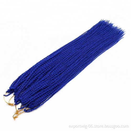 Wholesale Cheap Twist Crochet Braiding Hair 24" Synthetic Hair Extension Synthetic Jumbo Braiding Hair Senegalese Twist Braids